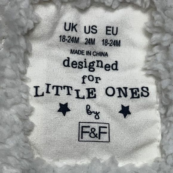 F&F Toddler Blue Bomber Jacket Size 24 Months - Picture 3 of 5